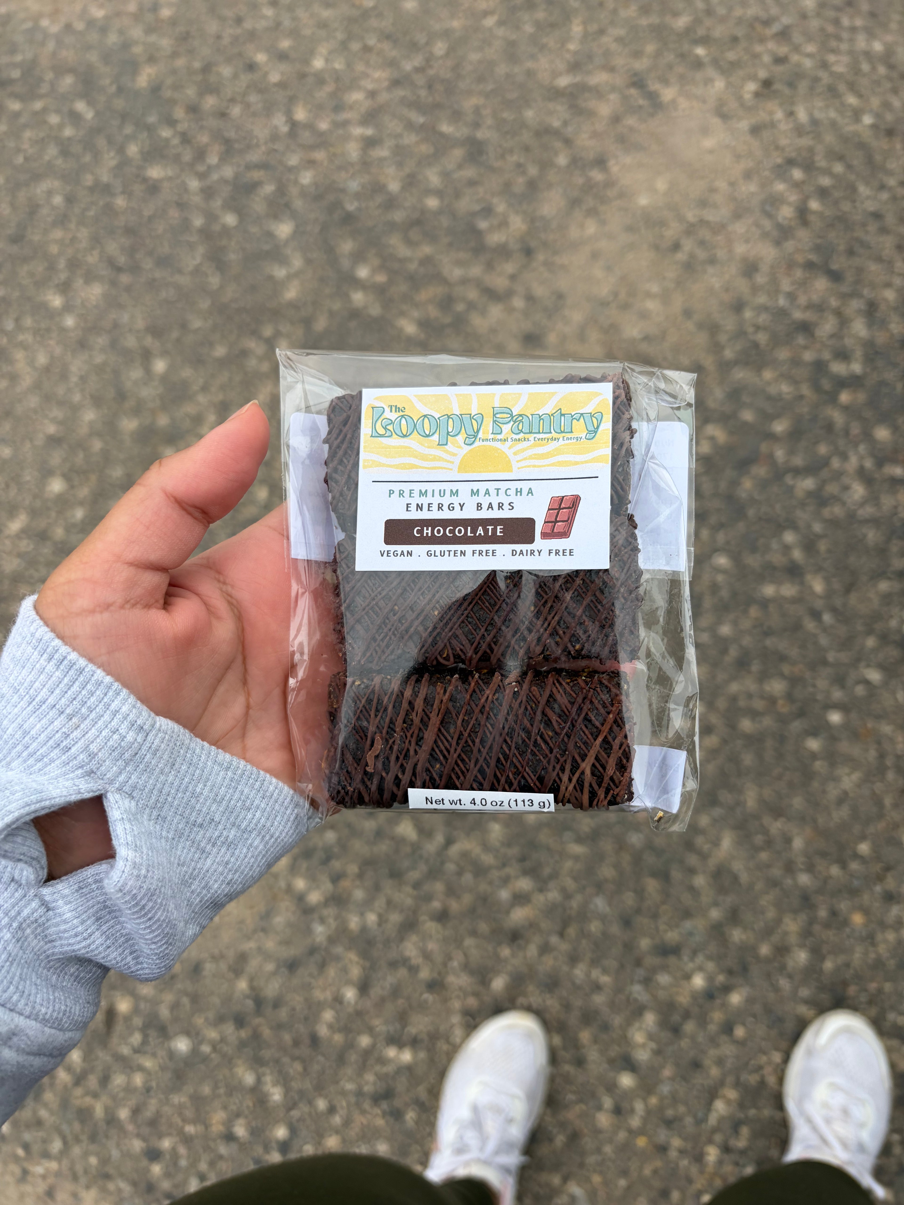 Chocolate Matcha Energy Bars (3-pack)